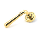 From The Anvil's Aged Brass Newbury Lever on Rose Set (Sprung)