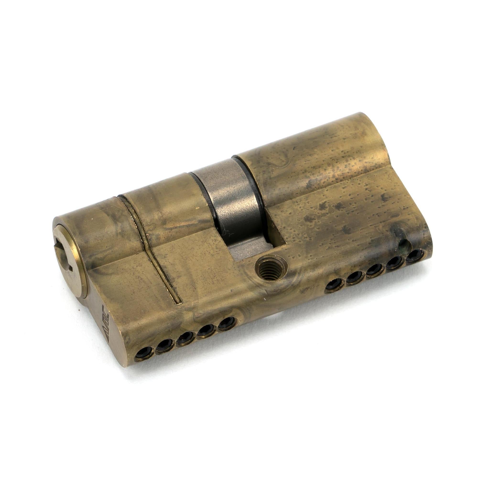 From The Anvil's Aged Brass 5 Pin Euro Cylinder