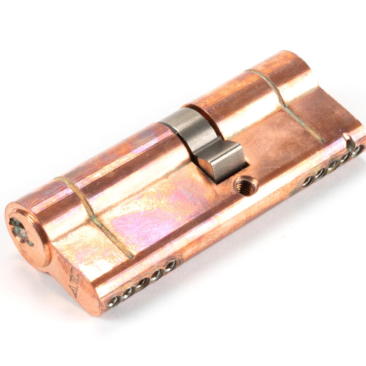 From The Anvil's Polished Bronze 5 Pin Euro Cylinder