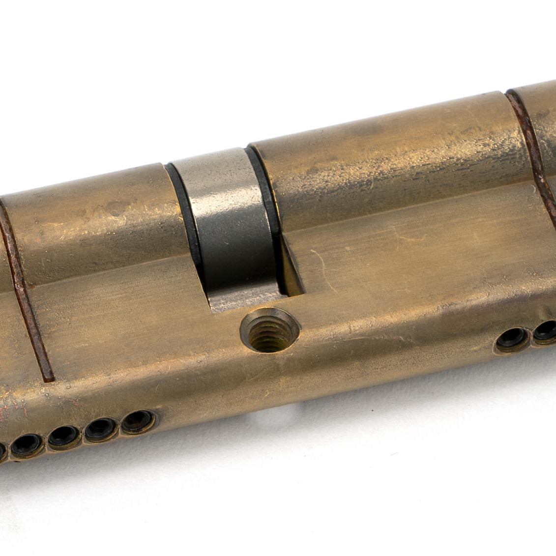 From The Anvil's Aged Brass 5 Pin Euro Cylinder
