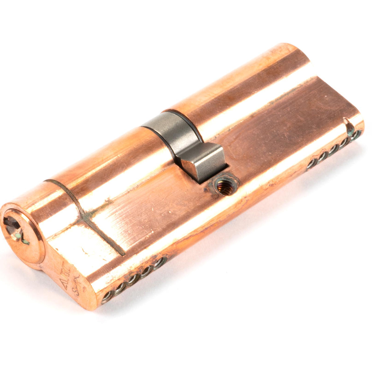 From The Anvil's Polished Bronze 5 Pin Euro Cylinder