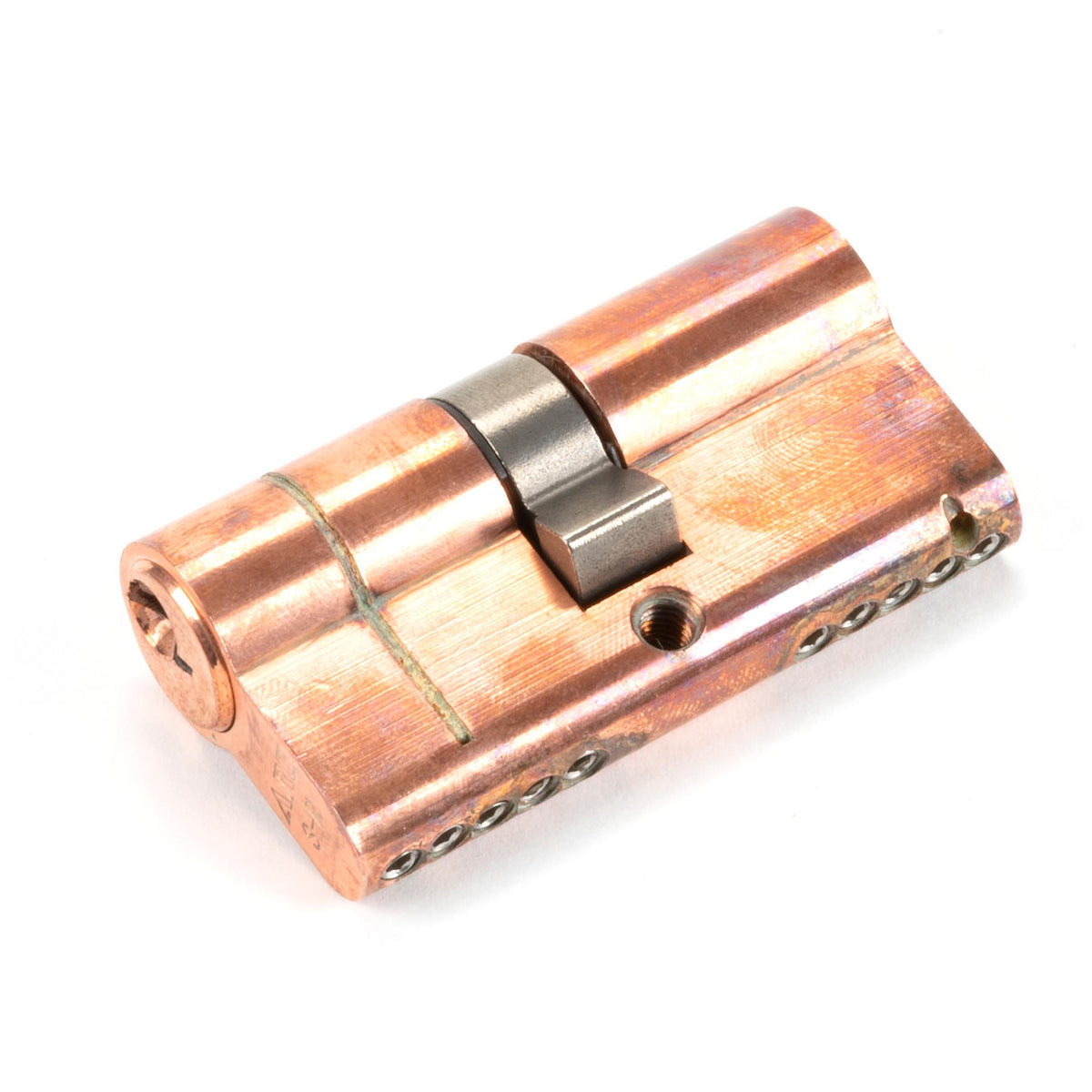 From The Anvil's Polished Bronze 5 Pin Euro Cylinder