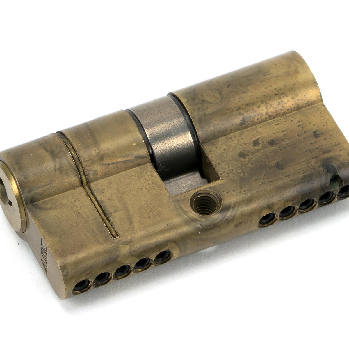 From The Anvil's Aged Brass 5 Pin Euro Cylinder