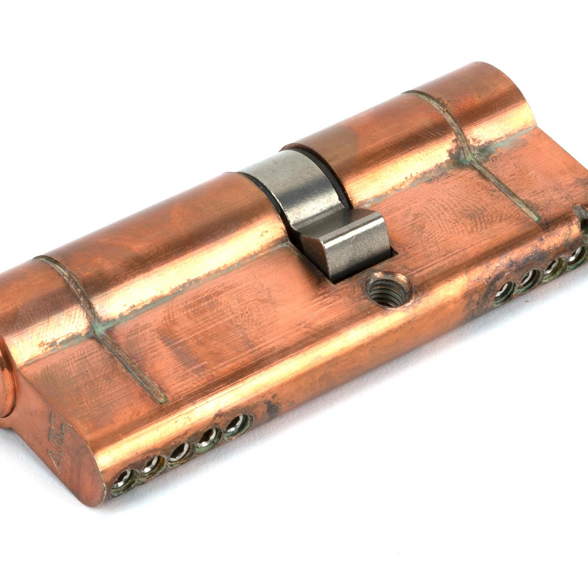 From The Anvil's Polished Bronze 5 Pin Euro Cylinder