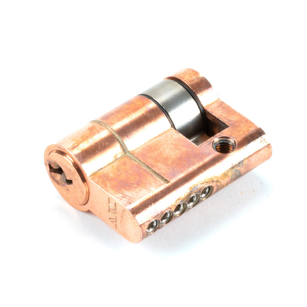 From The Anvil's Polished Bronze 5 Pin Single Cylinder