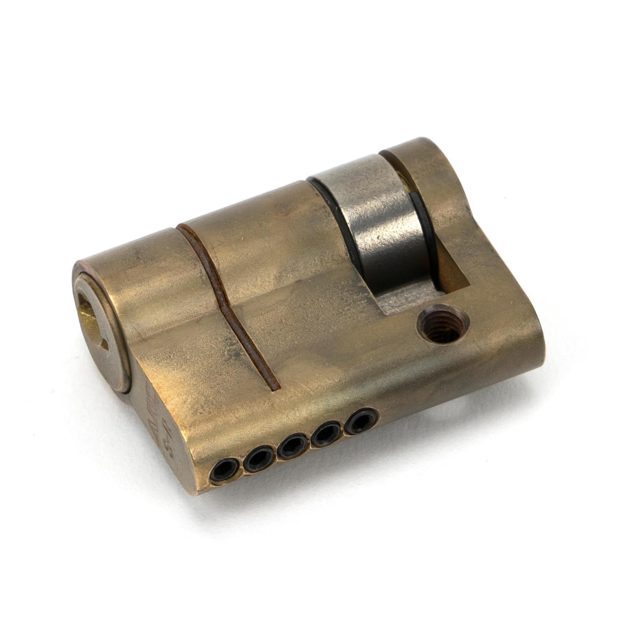 From The Anvil's Aged Brass 5 Pin Single Cylinder