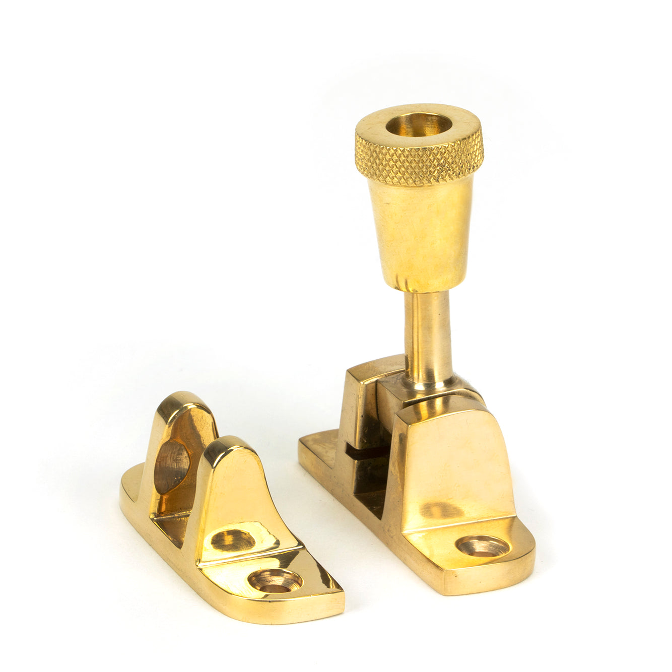 From The Anvil's Polished Brass Brompton Brighton Fastener