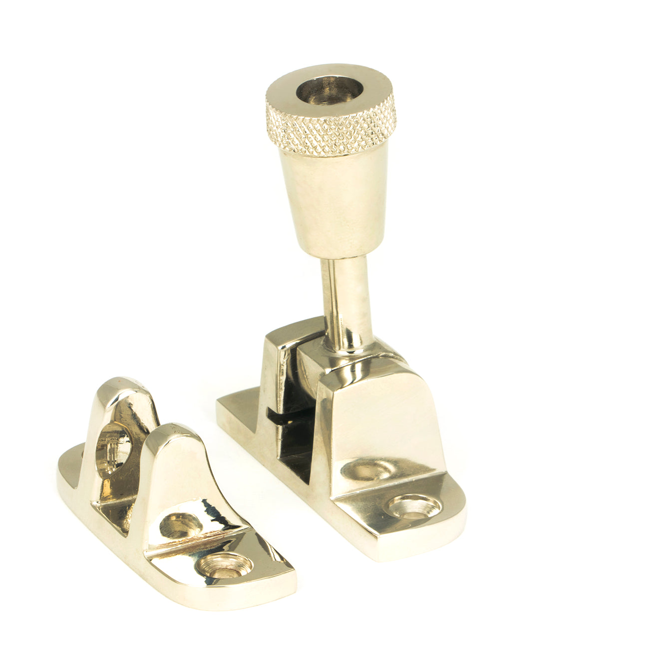 From The Anvil's Polished Nickel Brompton Brighton Fastener