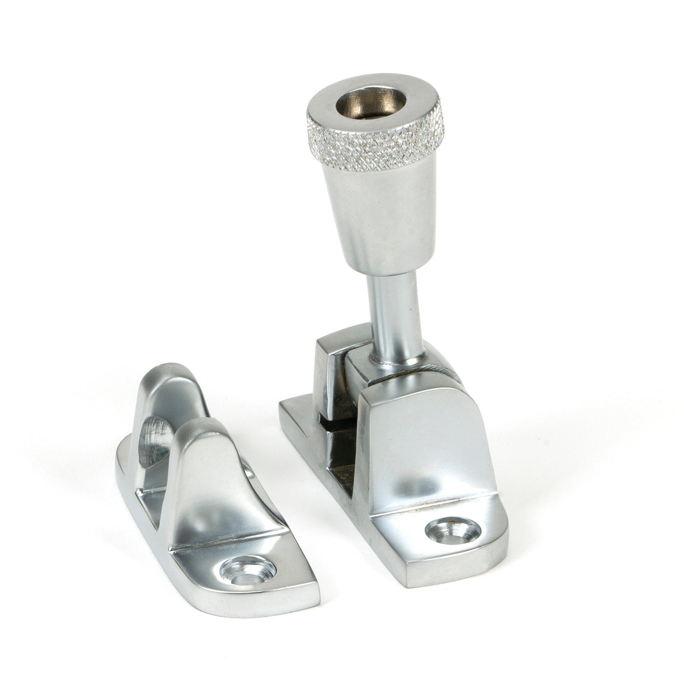 From The Anvil's Satin Chrome Brompton Brighton Fastener