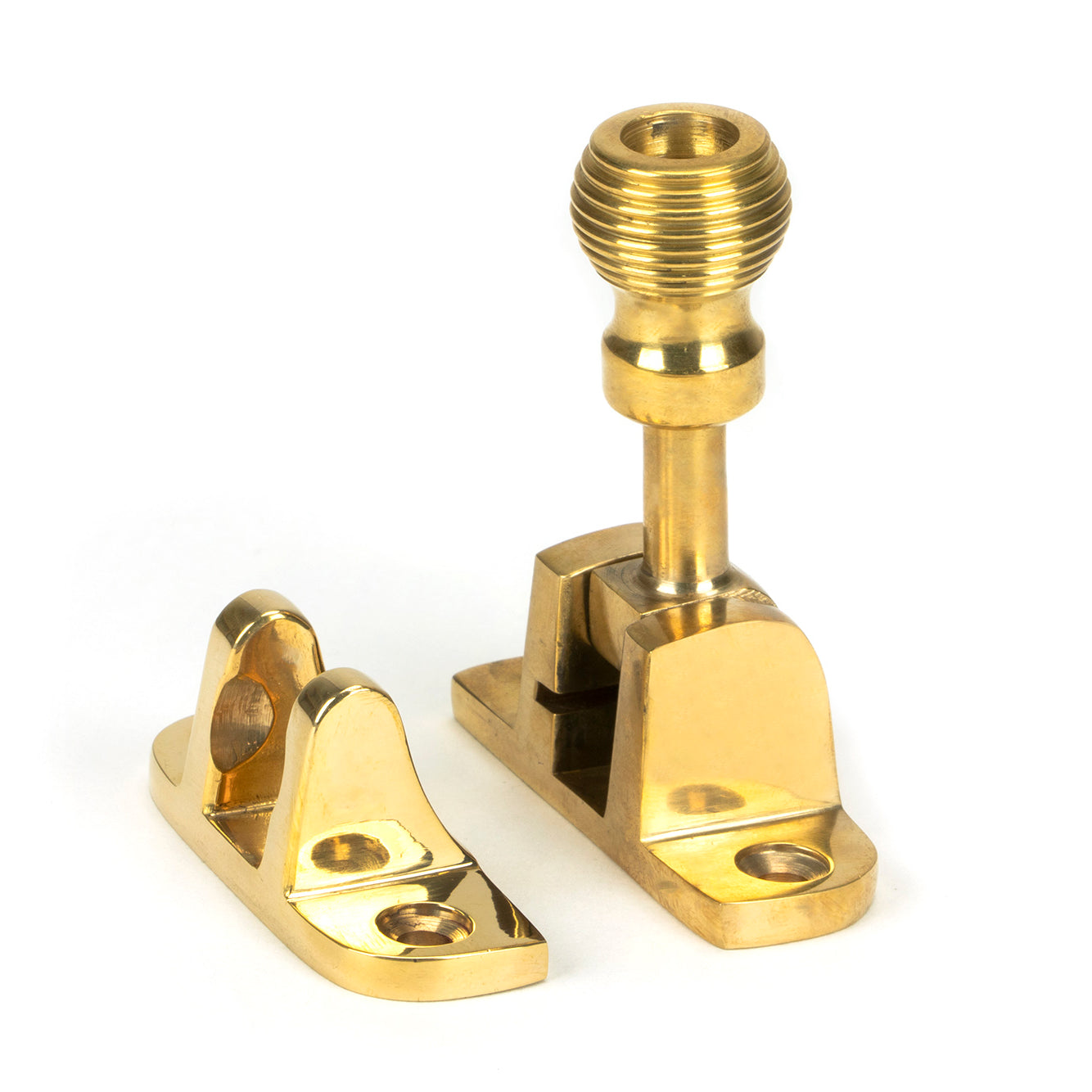 From The Anvil's Polished Brass Beehive Brighton Fastener
