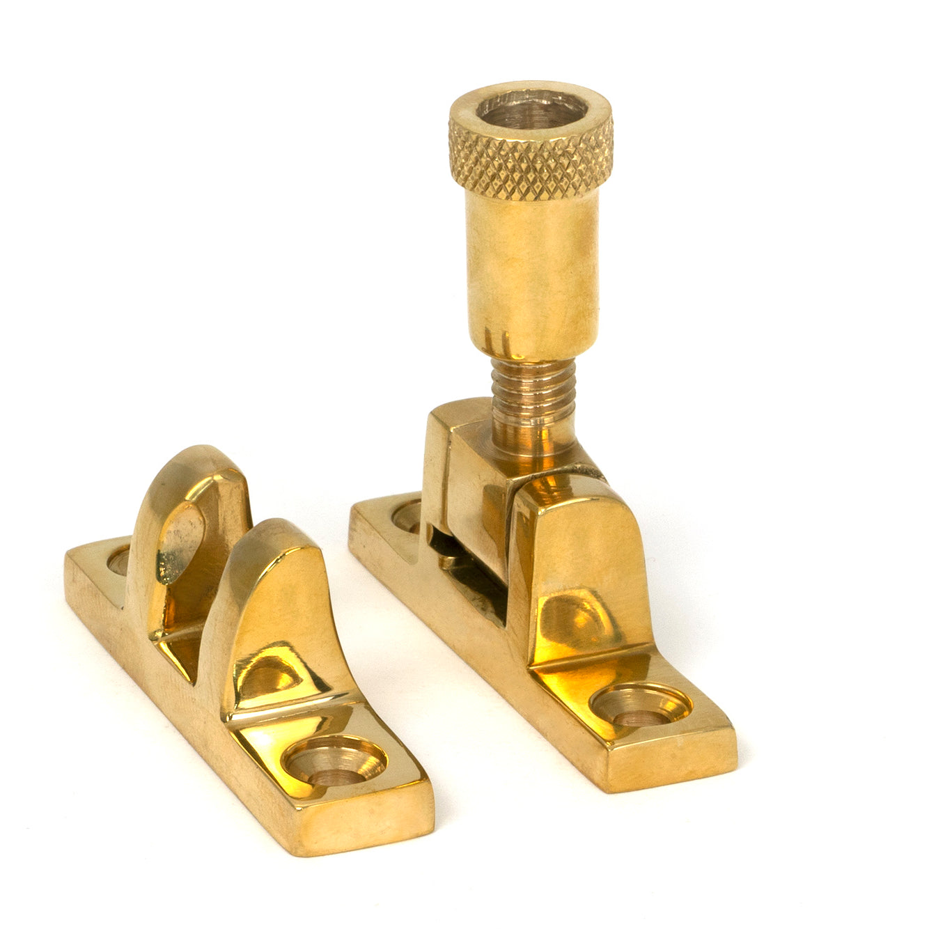 From The Anvil's Polished Brass Brompton Brighton Fastener