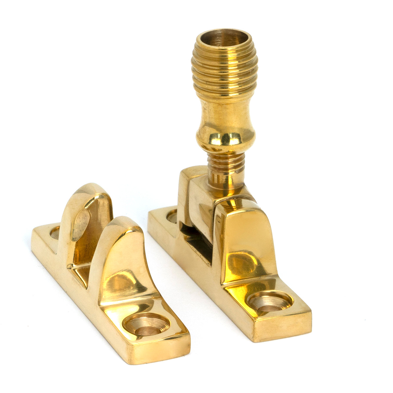 From The Anvil's Polished Brass Beehive Brighton Fastener