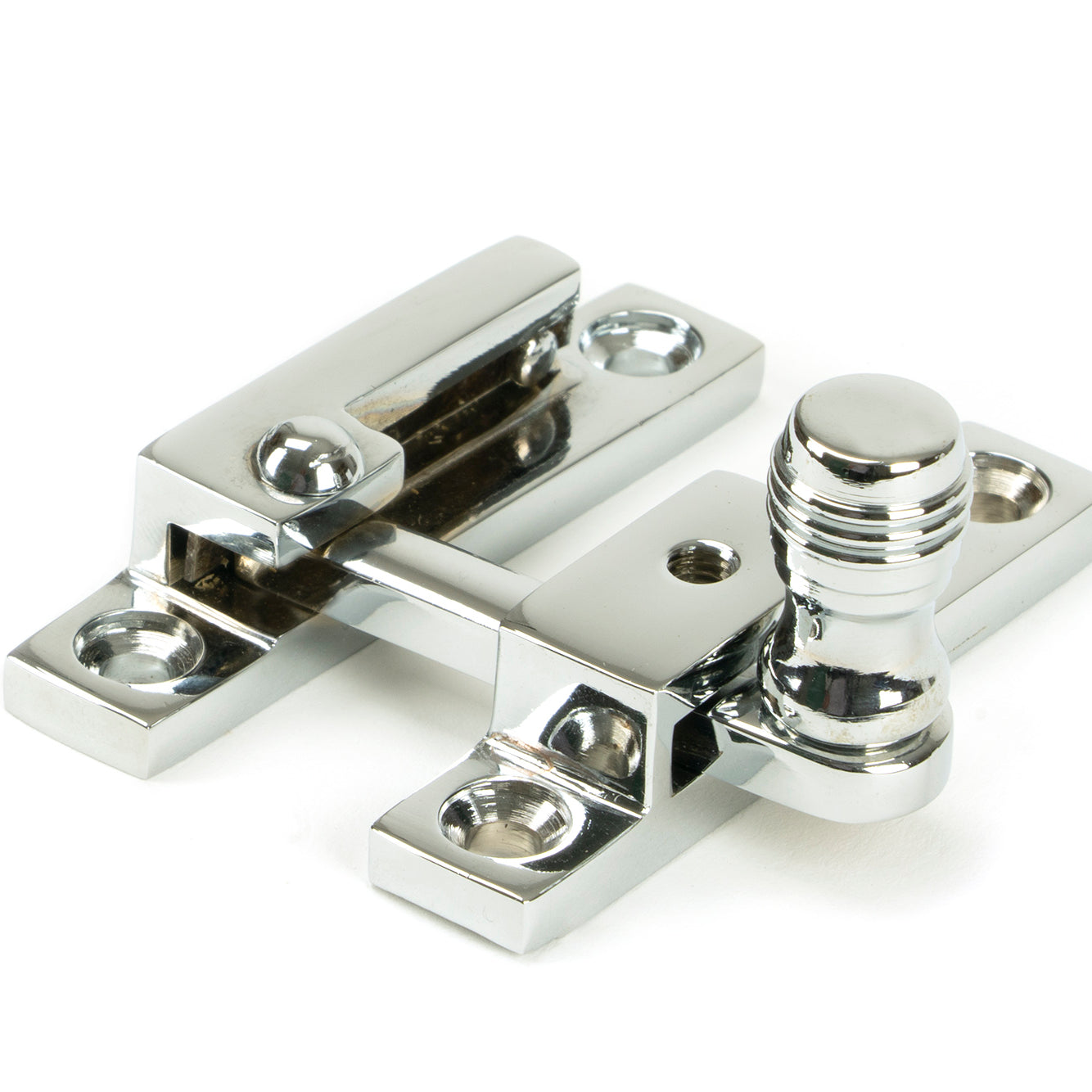 From The Anvil's Polished Chrome Prestbury Quadrant Fastener - Narrow