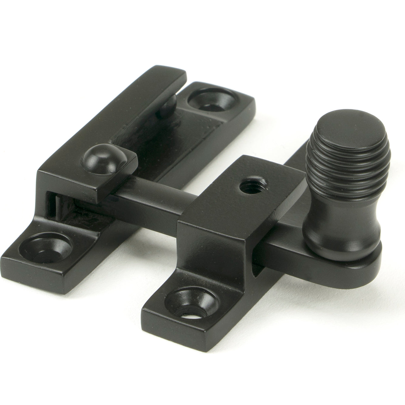 From The Anvil's Aged Bronze Beehive Quadrant Fastener - Narrow