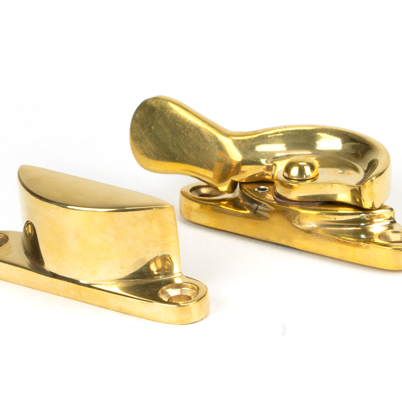 From The Anvil's Polished Brass Fitch Fastener