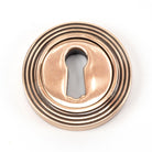 From The Anvil's Polished Bronze Round Escutcheon