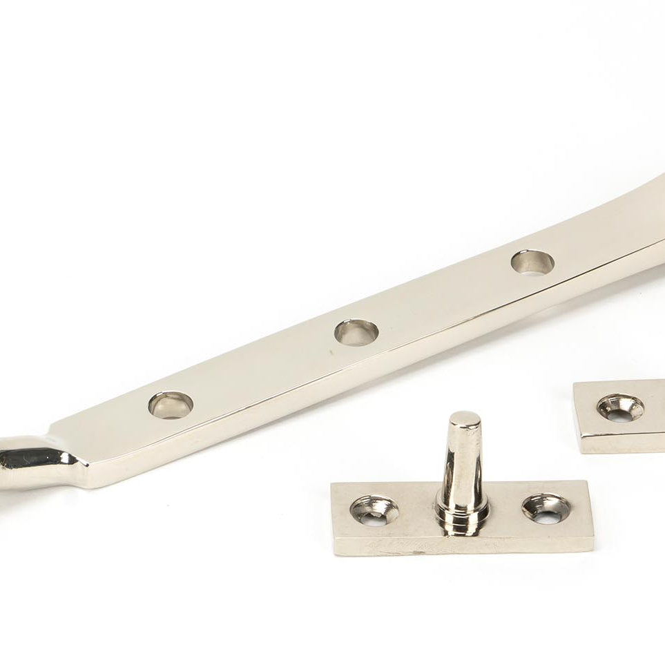 From The Anvil's Polished Nickel Brompton Stay