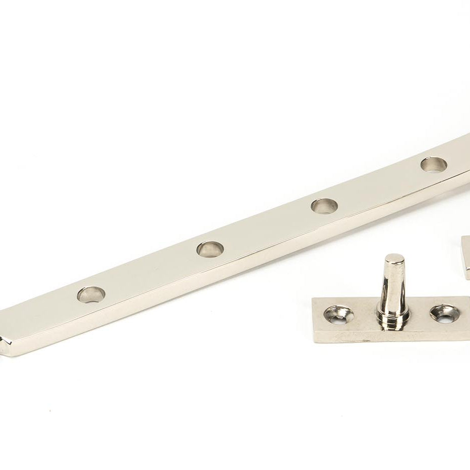From The Anvil's Polished Nickel Brompton Stay