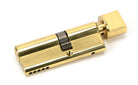 From The Anvil's Lacquered Brass 5 Pin Euro Cylinder/Thumbturn