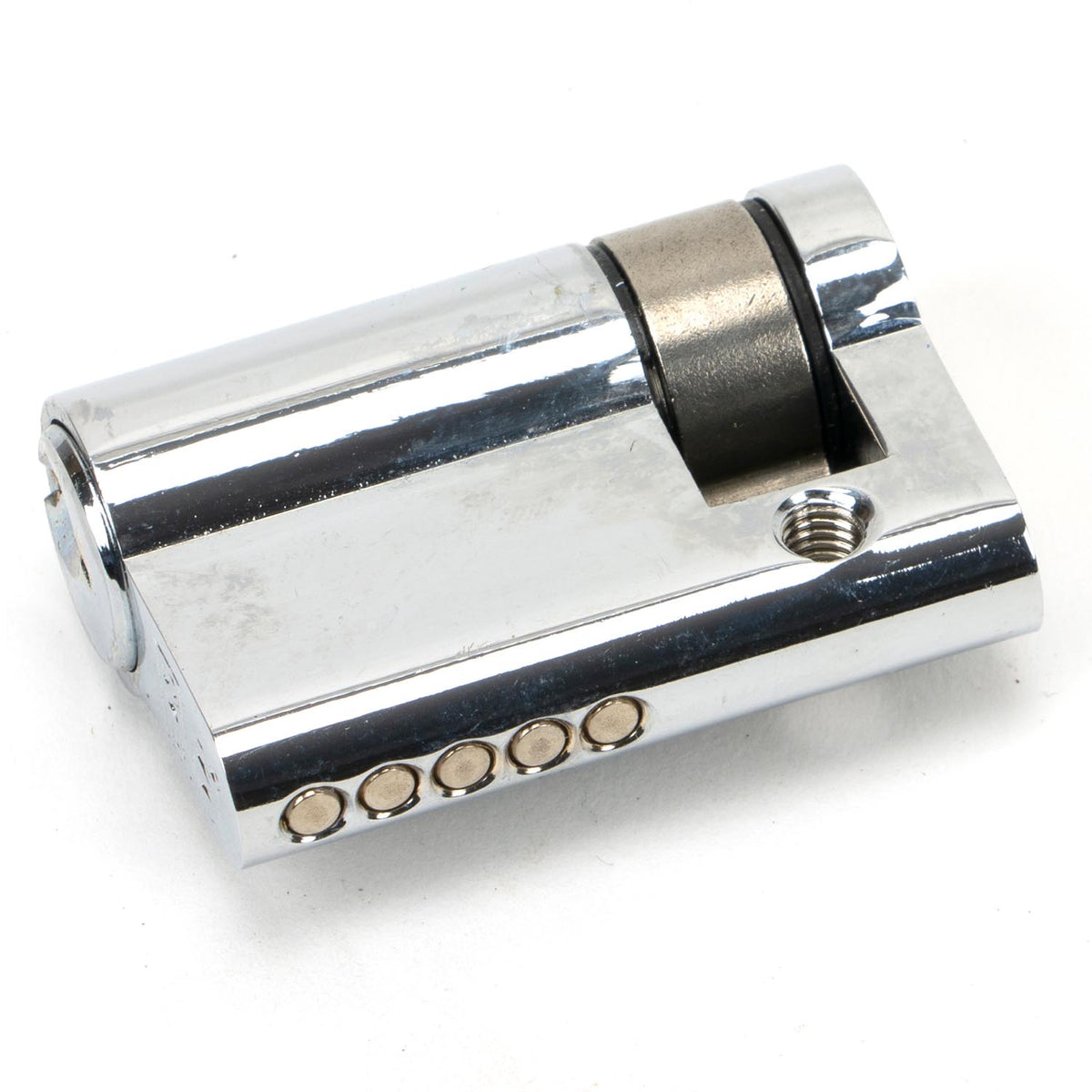 From The Anvil's Polished Chrome 5 Pin Single Cylinder