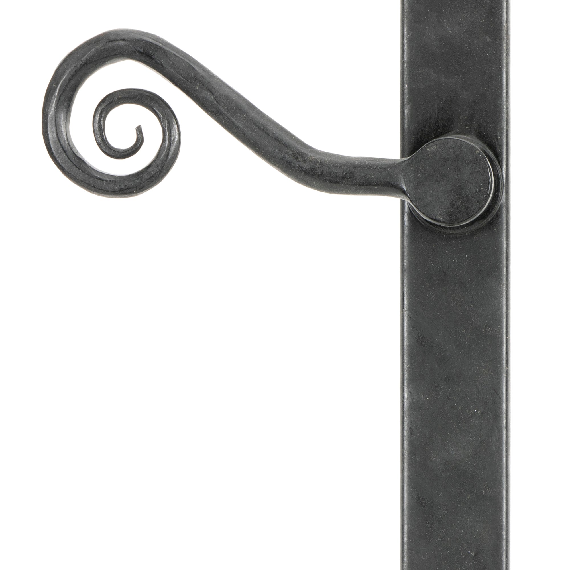 From The Anvil's External Beeswax Monkeytail Slimline Lever Espag. Latch Set