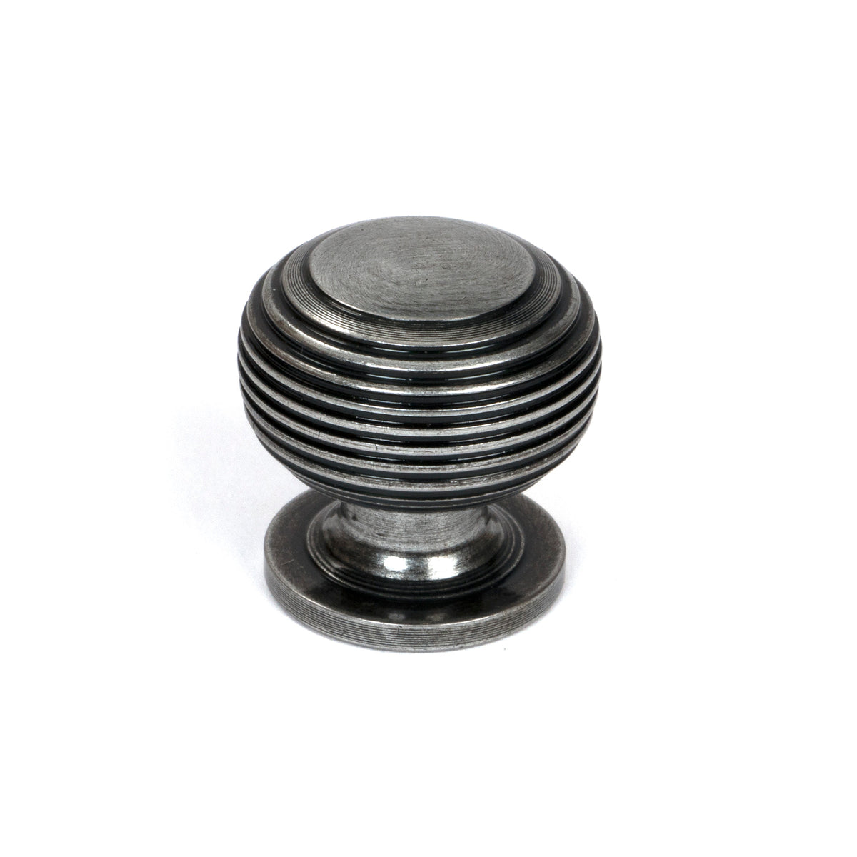 From The Anvil's Pewter Patina Beehive Cabinet Knob