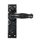 From The Anvil's Black Classic Lever Latch Set