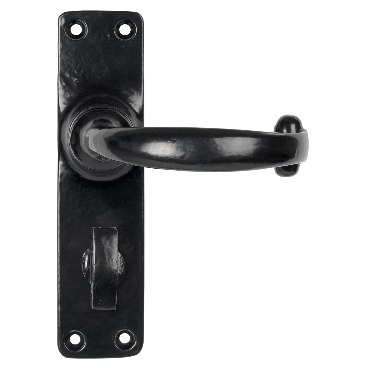 From The Anvil's Black Classic Lever Bathroom Set