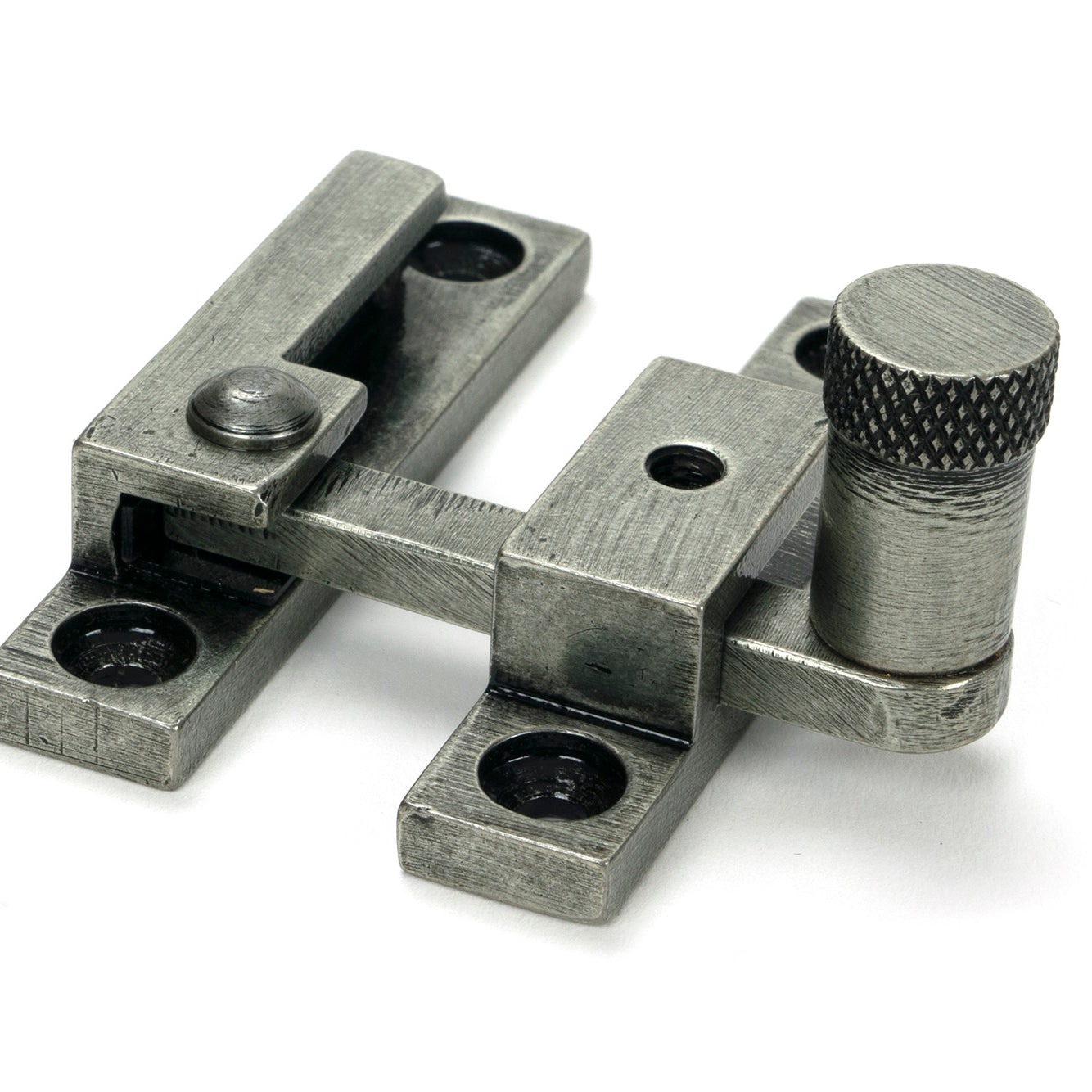 From The Anvil's Pewter Patina Brompton Quadrant Fastener - Narrow