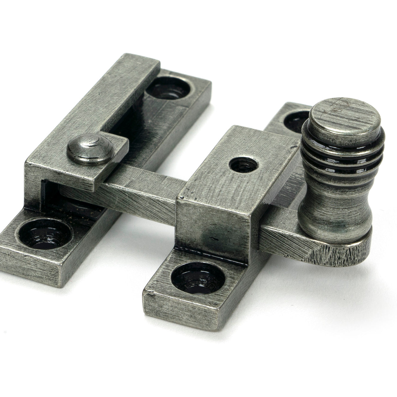 From The Anvil's Pewter Patina Prestbury Quadrant Fastener - Narrow