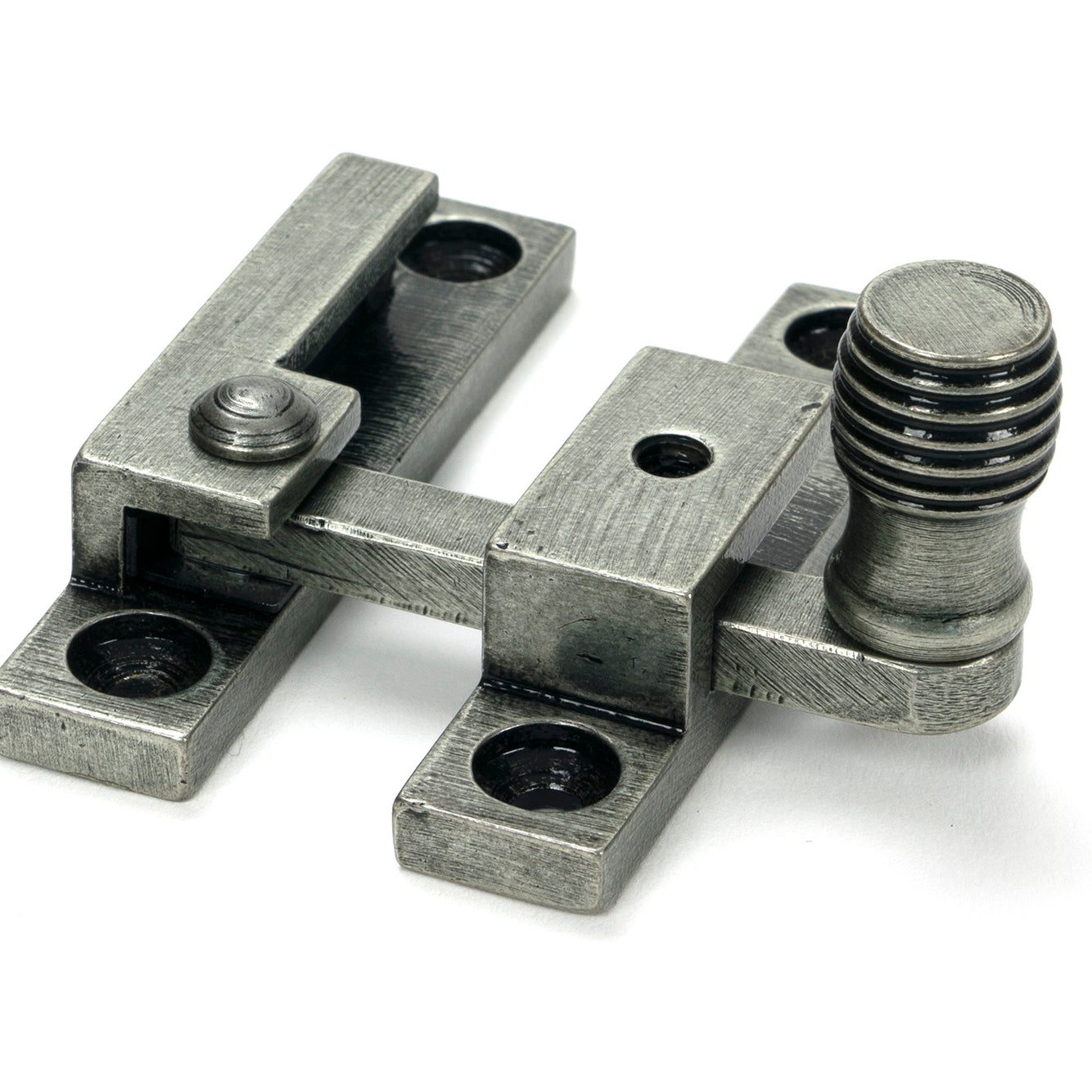 From The Anvil's Pewter Patina Beehive Quadrant Fastener - Narrow