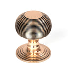 From The Anvil's Polished Bronze Beehive Centre Door Knob
