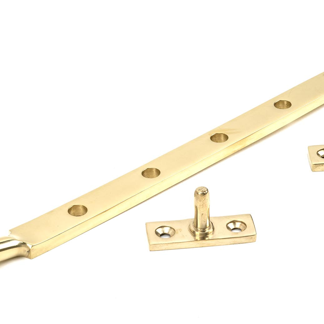 From The Anvil's Polished Brass Reeded Stay