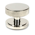 From The Anvil's Polished Nickel Brompton Centre Door Knob