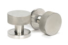 From The Anvil's Satin Marine SS (316) Brompton Mortice/Rim Knob Set
