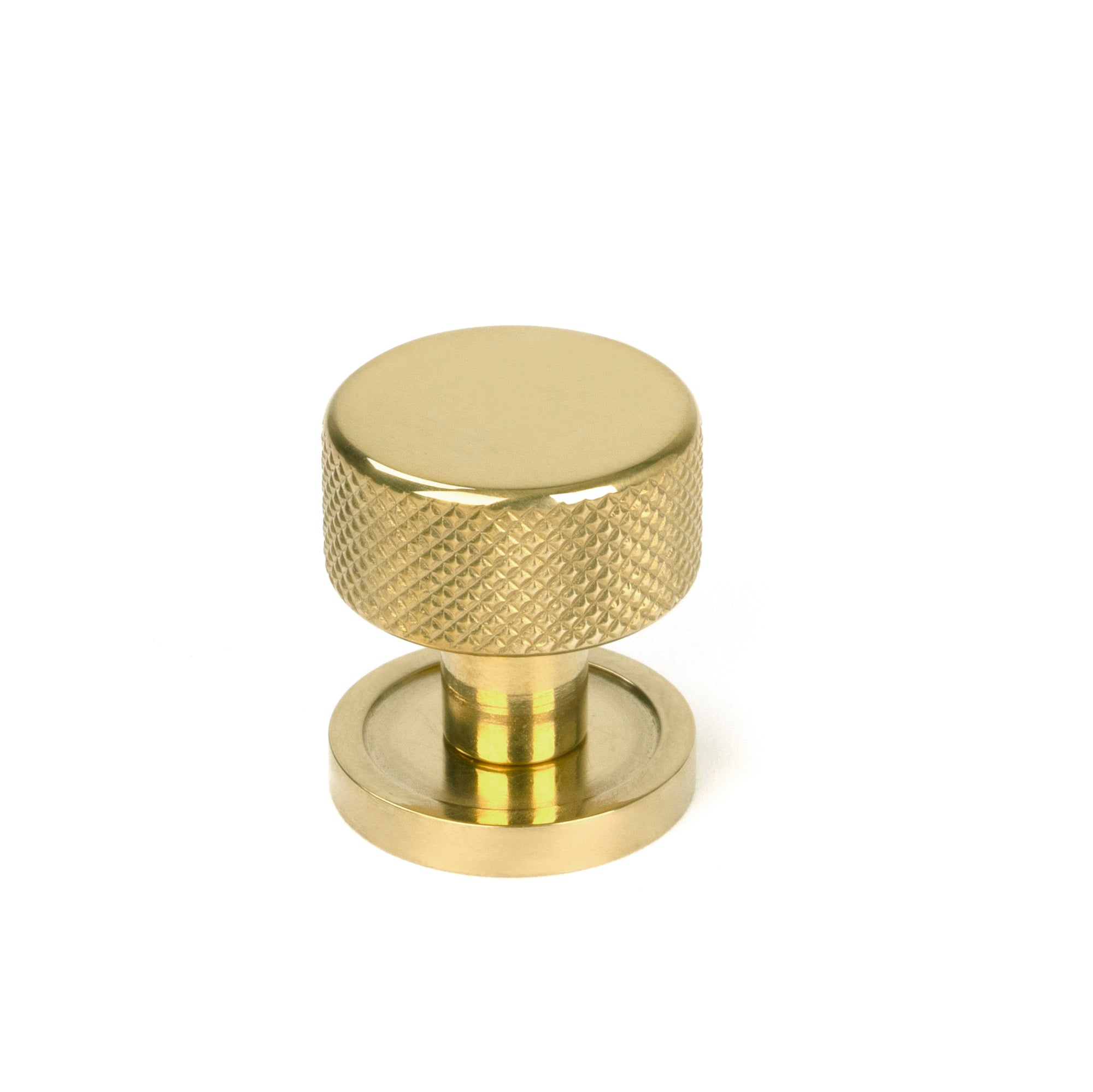 From The Anvil's Polished Brass 25mm Brompton Cabinet Knob