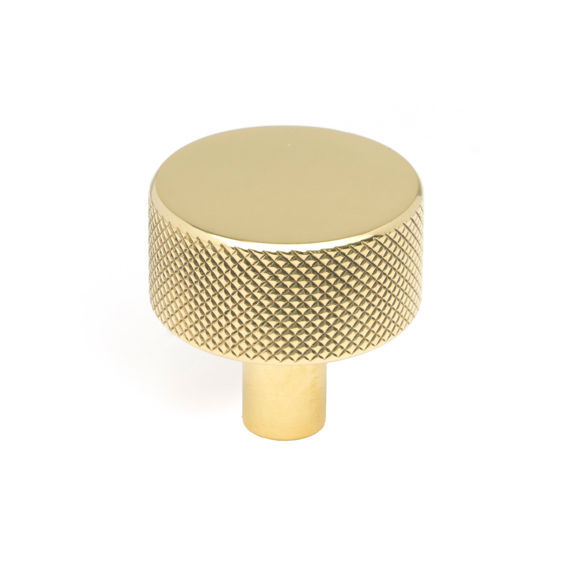 From The Anvil's Polished Brass 32mm Brompton Cabinet Knob
