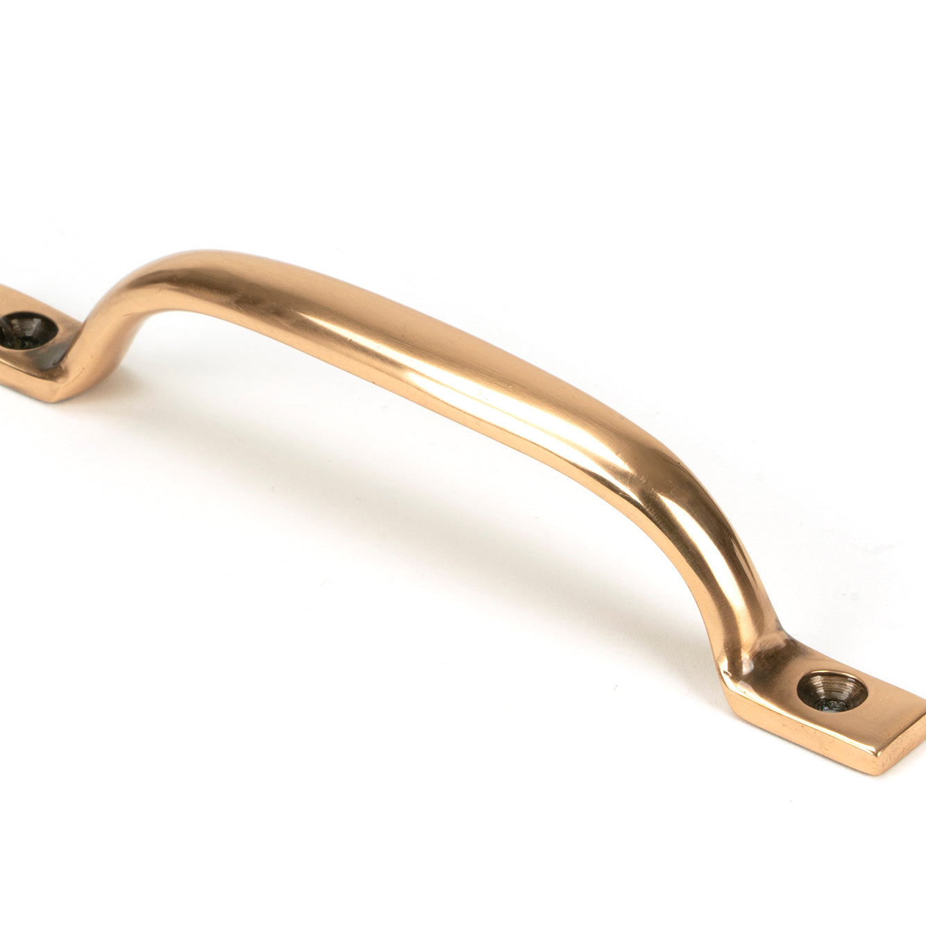 From The Anvil's Polished Bronze Slim Sash Pull