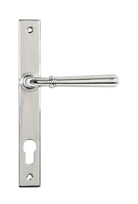From The Anvil's Polished Marine SS (316) Newbury Slimline Lever Espag. Lock Set