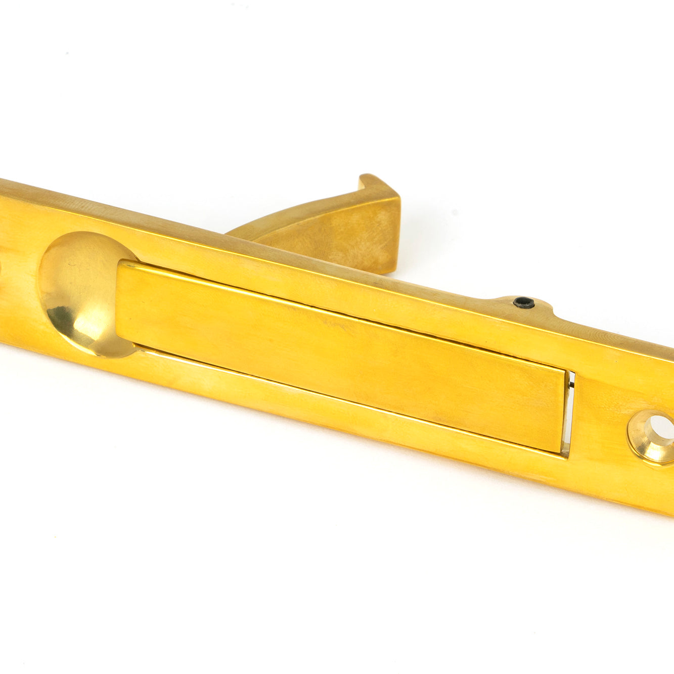 From The Anvil's Polished Brass Edge Pull