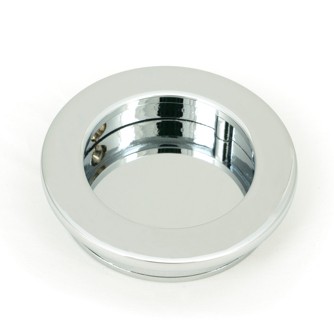 From The Anvil's Polished Chrome Plain Round Pull