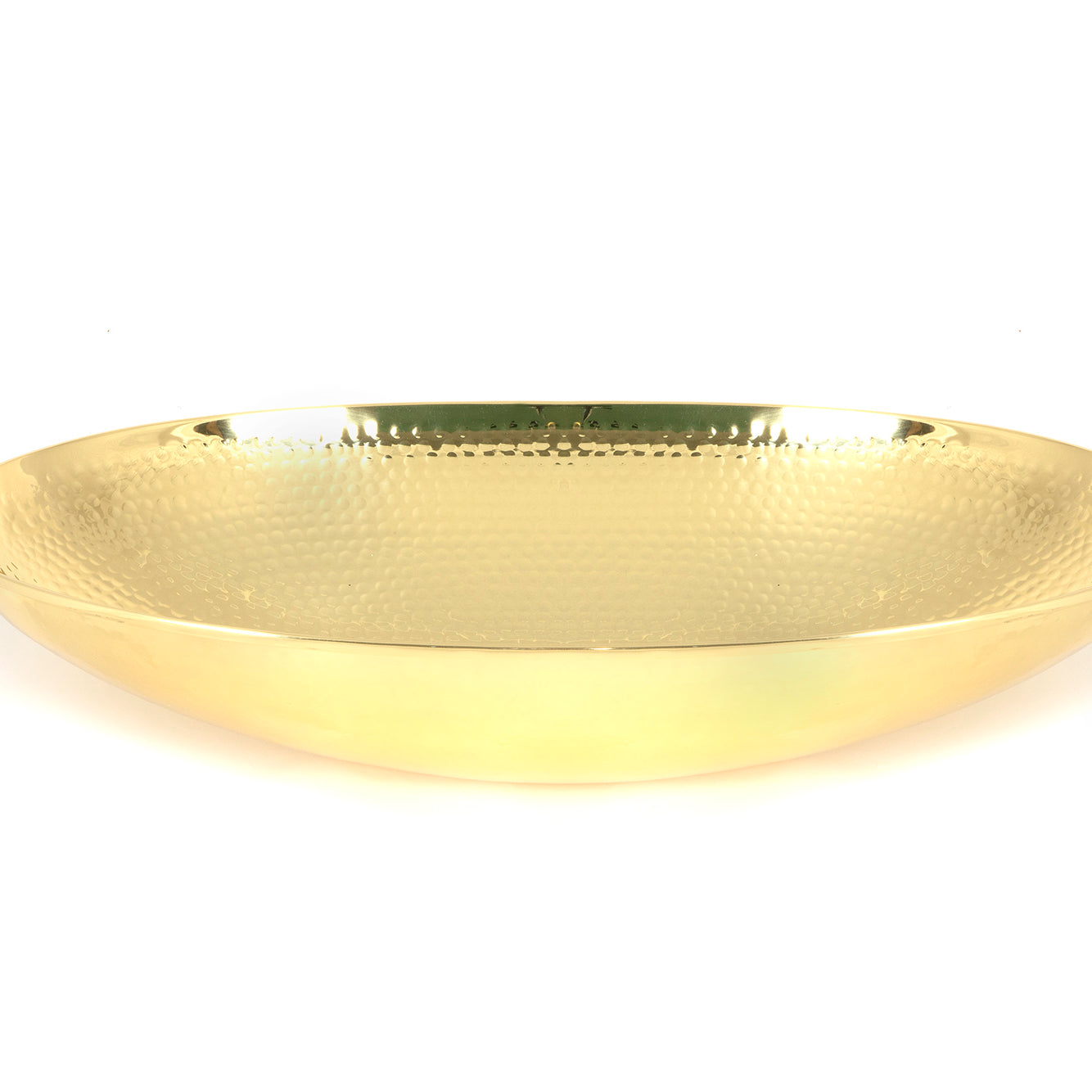 From The Anvil's Hammered Brass Oval Sink