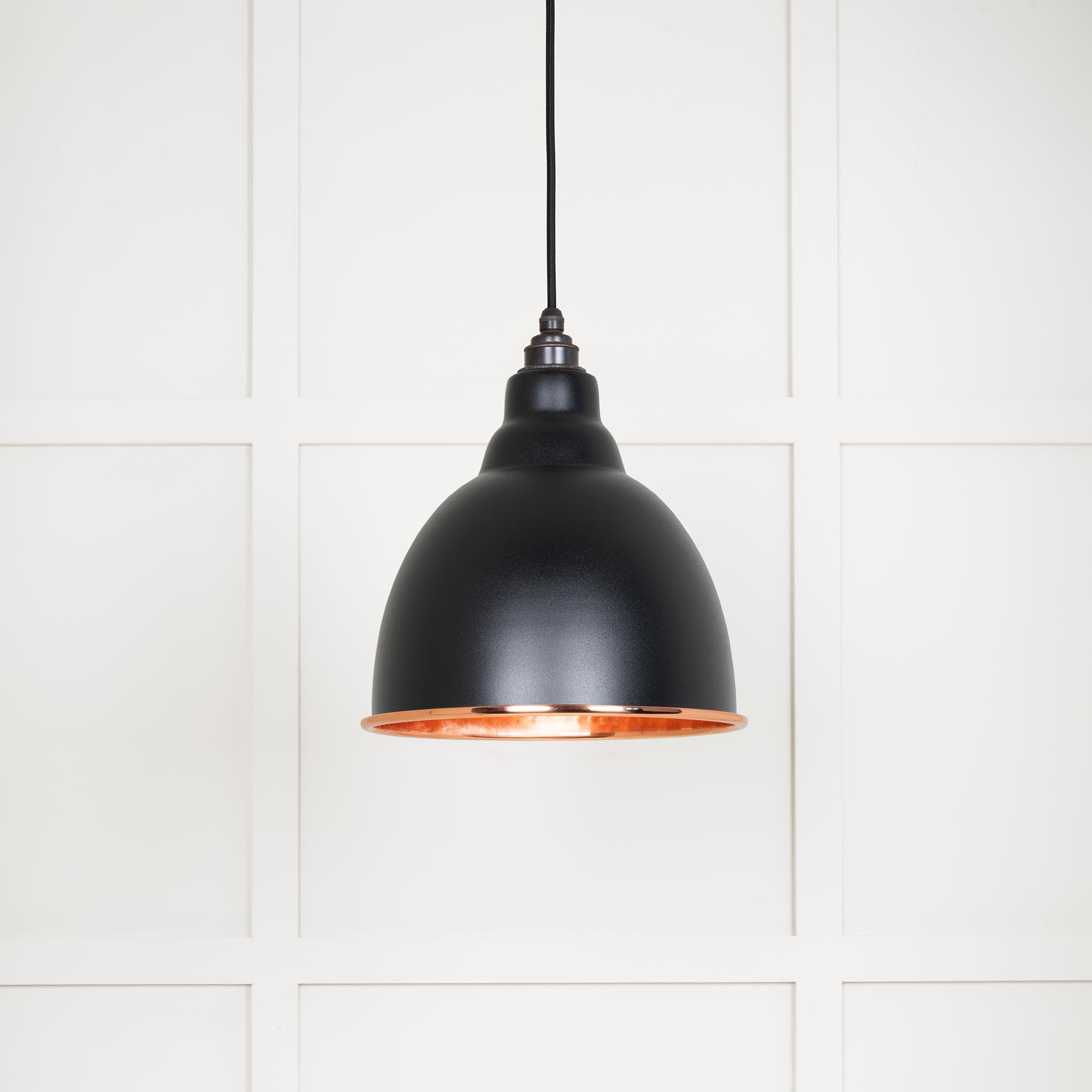 From The Anvil's Hammered Copper Hammered Copper Brindley Pendant