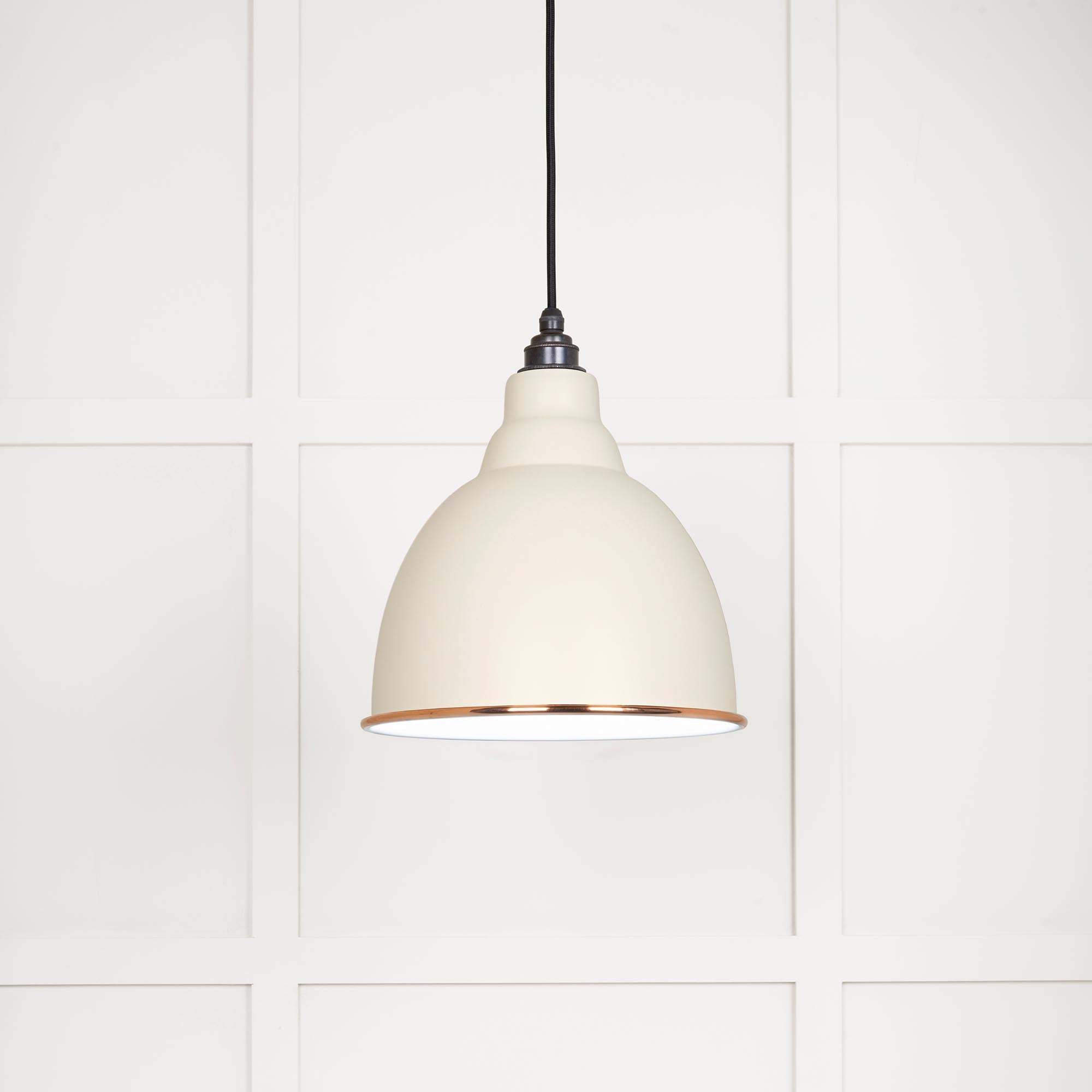 From The Anvil's Accent White Gloss Brindley Pendant