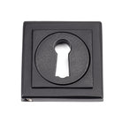 From The Anvil's Matt Black Round Escutcheon