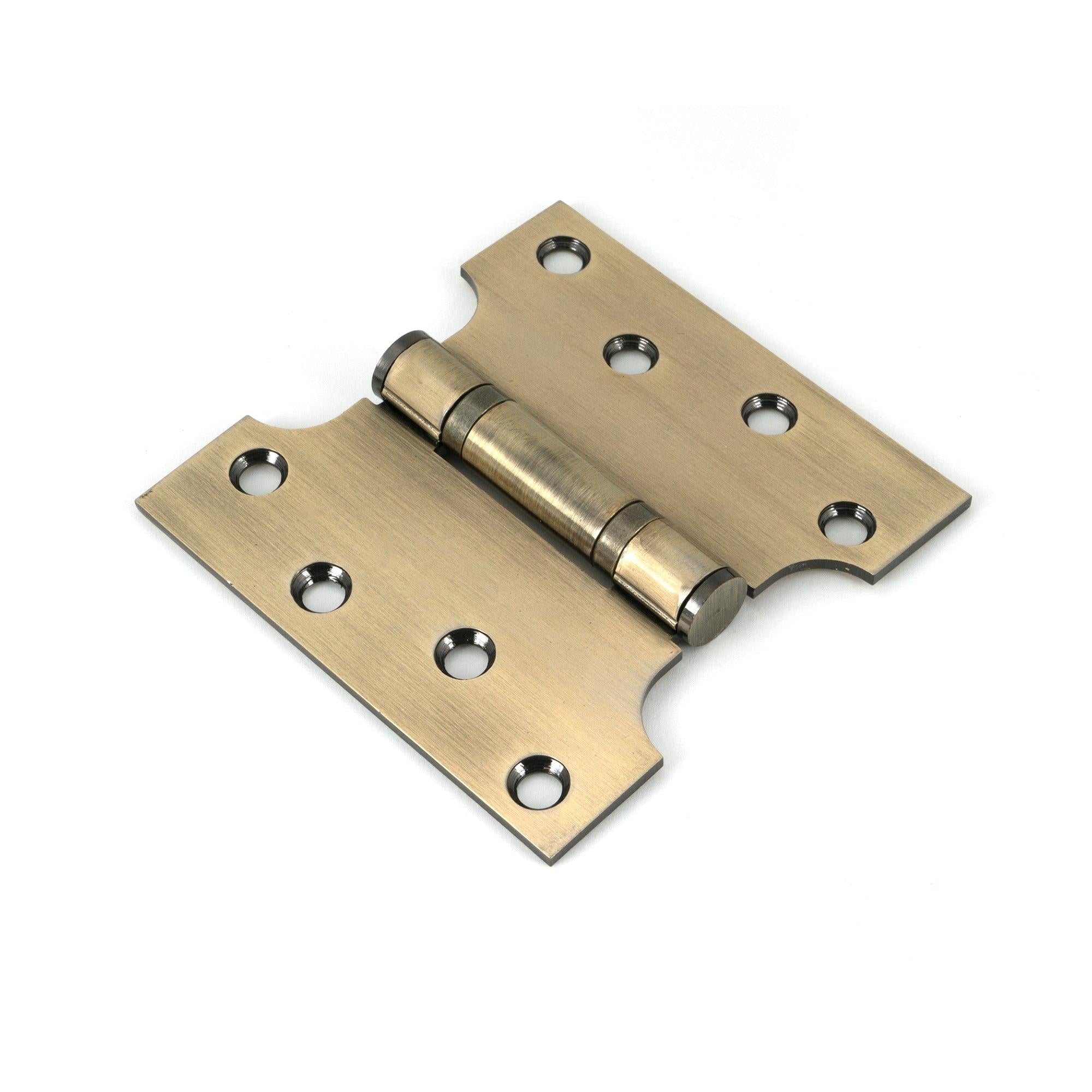 From The Anvil's Aged Brass Parliament Hinges SS (pair)