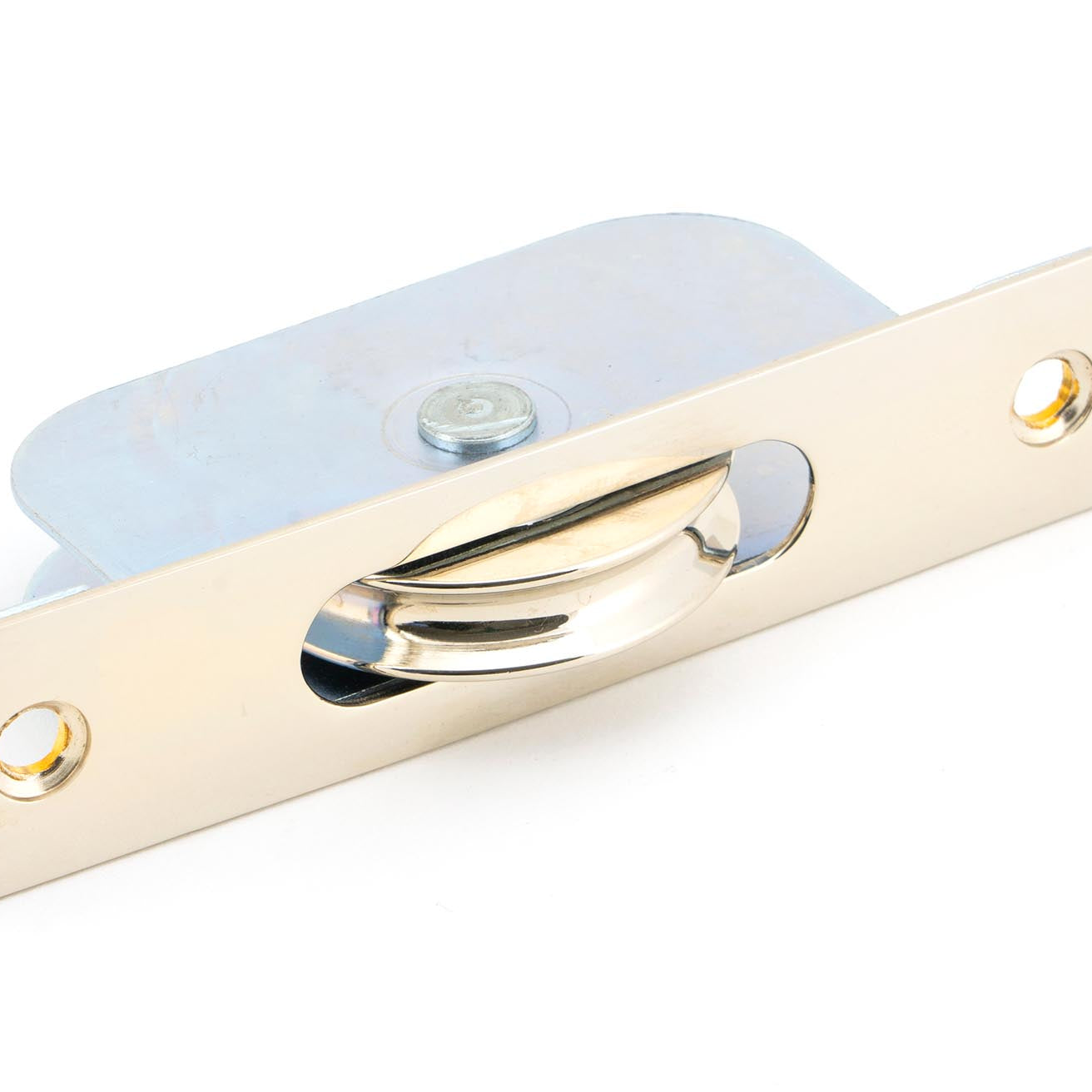 From The Anvil's Polished Nickel Square Ended Sash Pulley 75kg