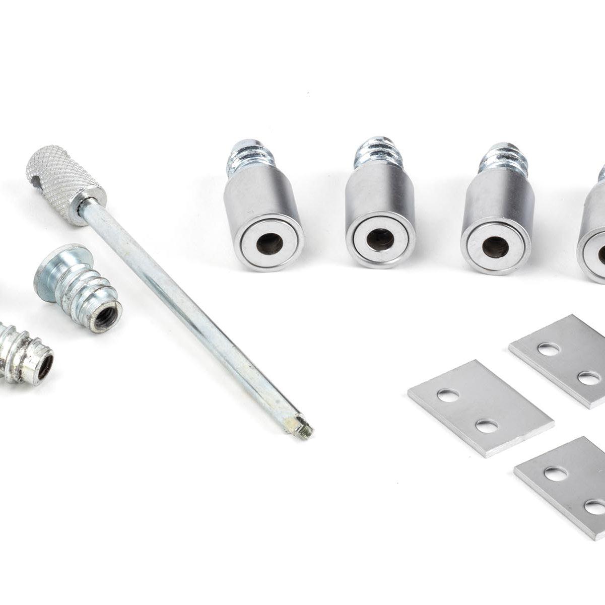 From The Anvil's Satin Chrome Secure Stops (Pack of 4)