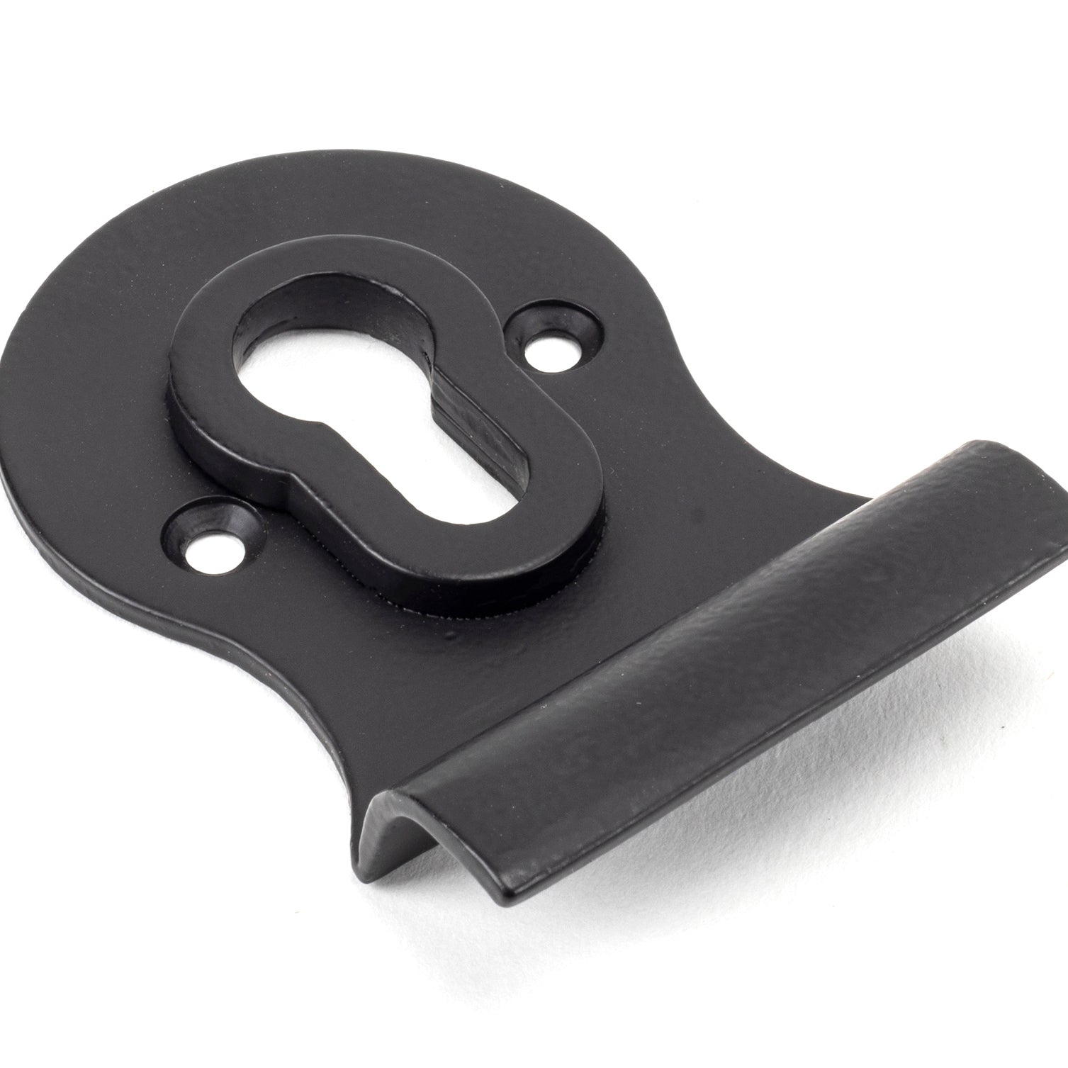 From The Anvil's Matt Black Euro Door Pull