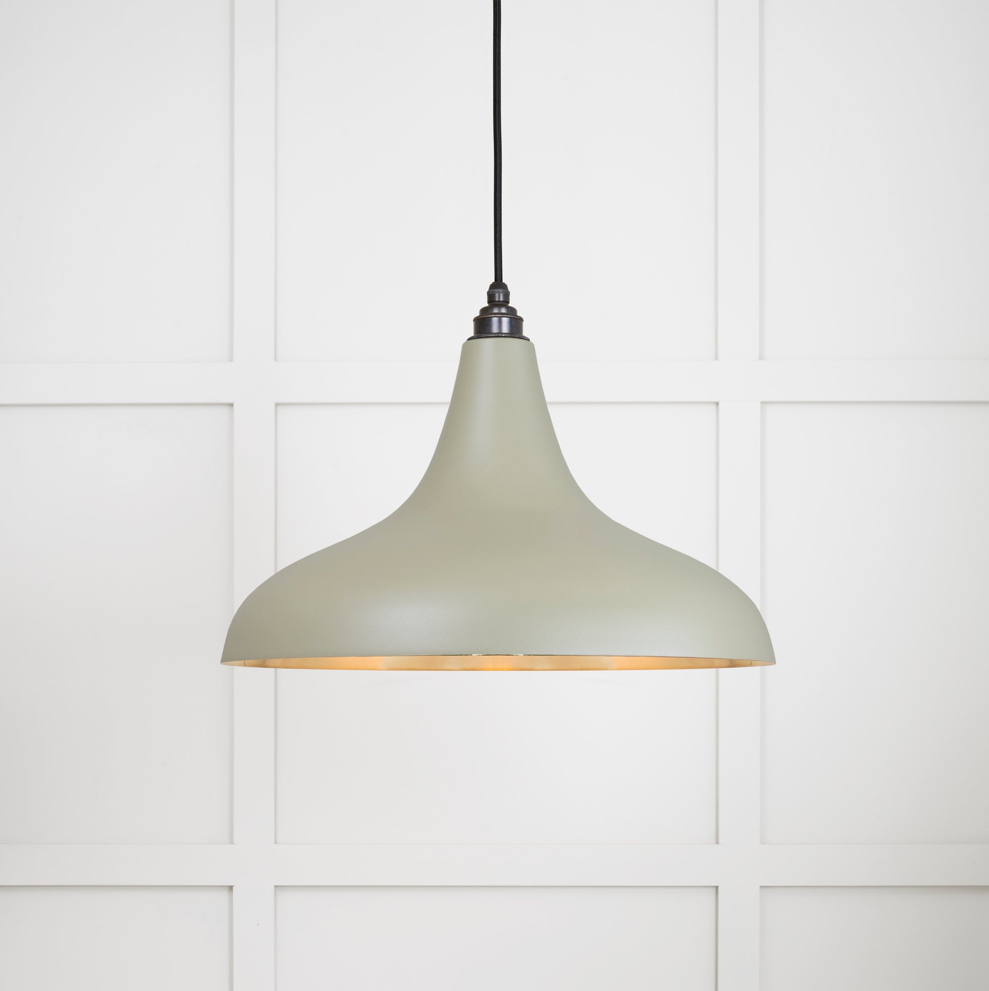 From The Anvil's Smooth Brass Smooth Brass Frankley Pendant